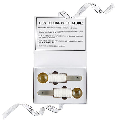 Bella - Gold Glitter Cooling Eye Globes