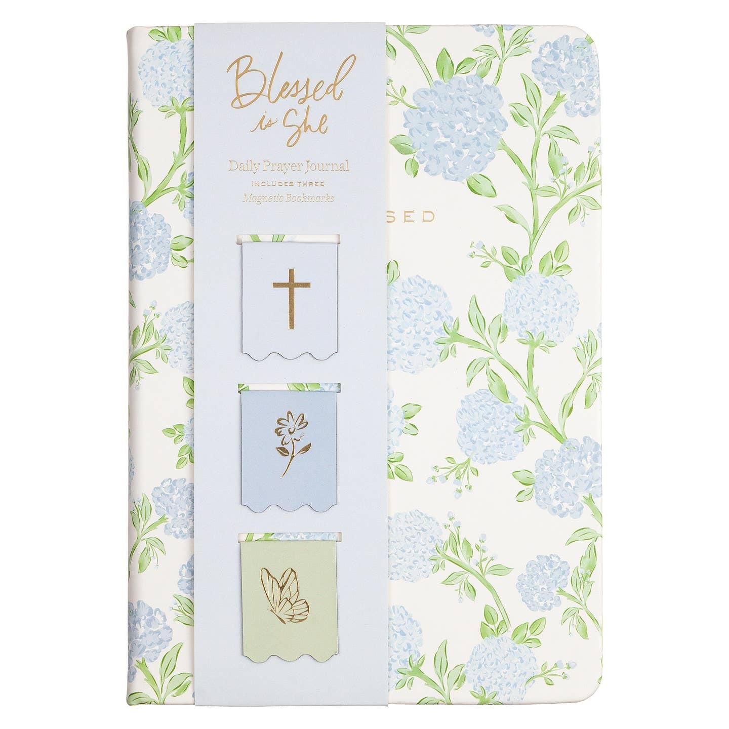 Faith Collection - Journal Set W/Bookmarks - Blue Green Floral