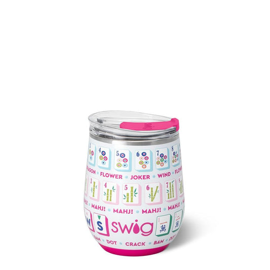 Swig - Mahjong Stemless Wine Cup – 12 oz