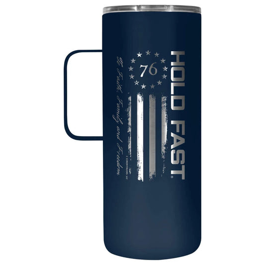 Hold Fast Tumbler With Handle - Navy - 76