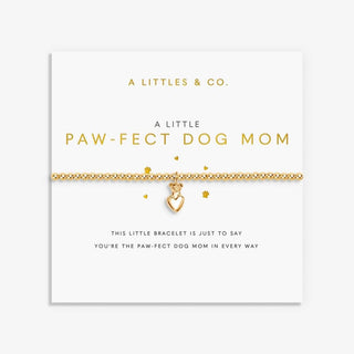 'Paw-Fect Dog Mom’ 9519 - Gold Bracelet