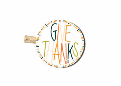 Coton Colors - Give Thanks, Dusk Wooden 12” Round Board.