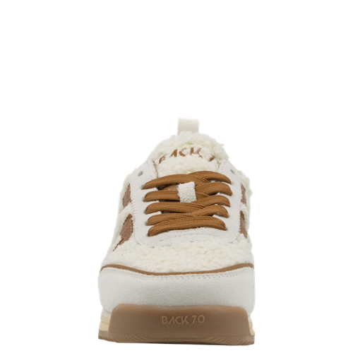 Back 70 - Jogger FT Sneakers - Milk / Ice Cuoio