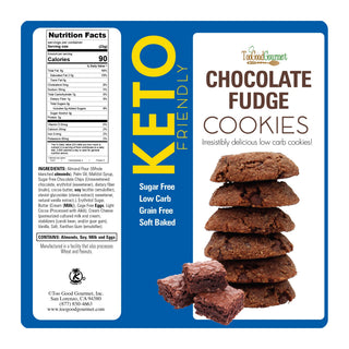 Too Good Gourmet - KETO, No Sugar Low Carb, Cookies