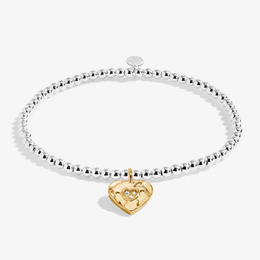 'Your Friendship Means The World To Me’ - 9521 - Silver Bracelet