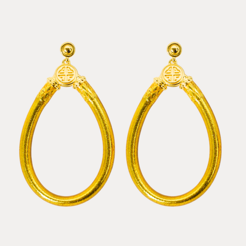 BuDhaGirl - Gold All Weather Earrings