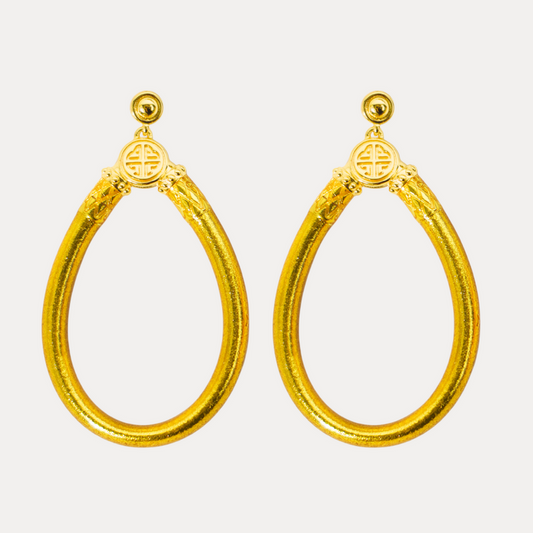 BuDhaGirl - Gold All Weather Earrings