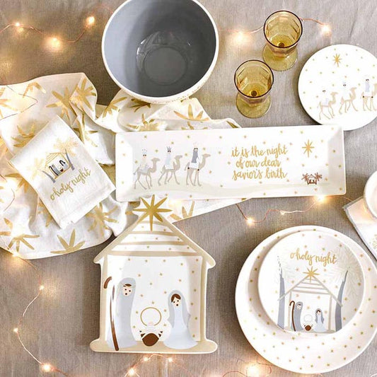 Coton Colors - Nativity Shaped Platter