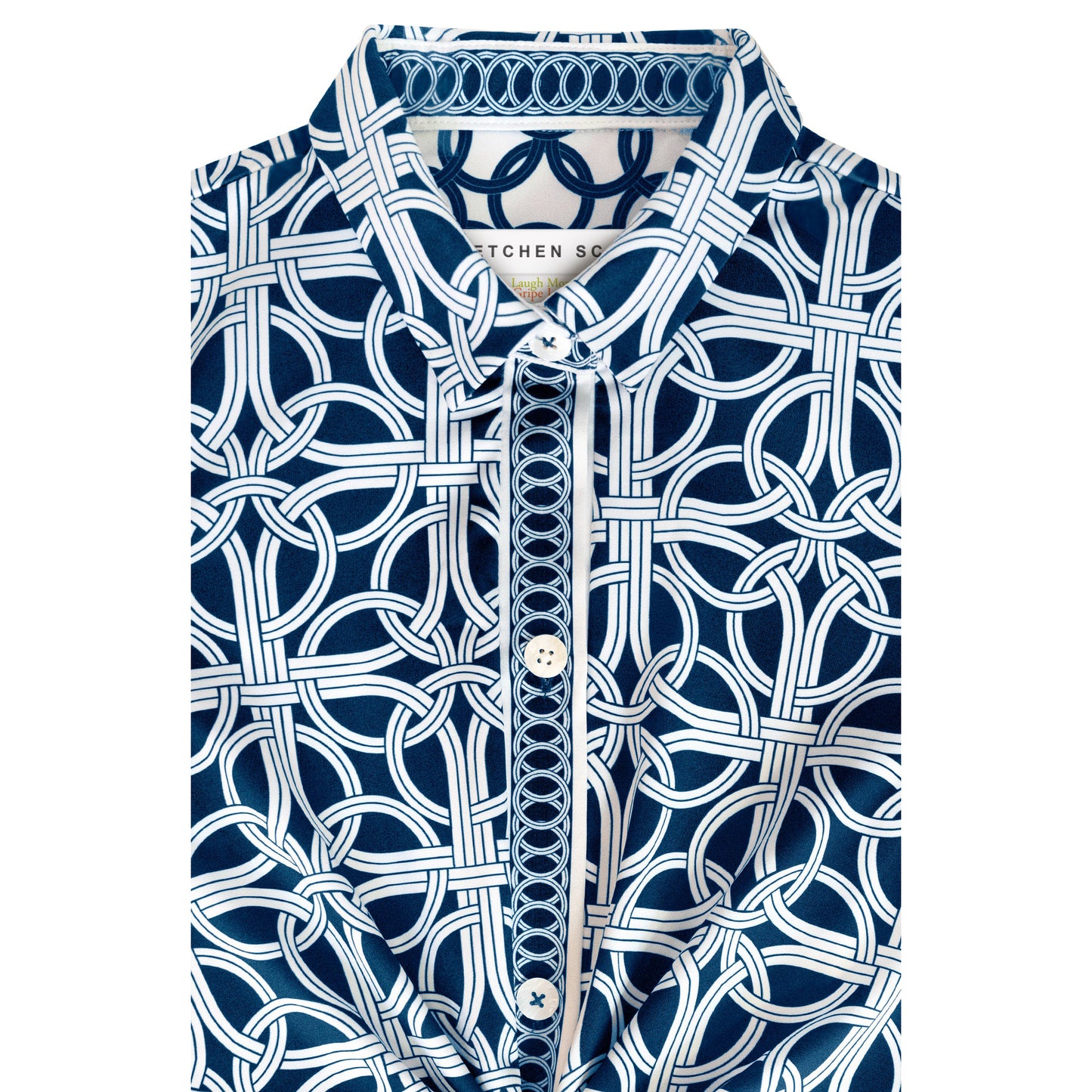 Gretchen Scott - Twist & Shout, Ring Toss Dress - Navy