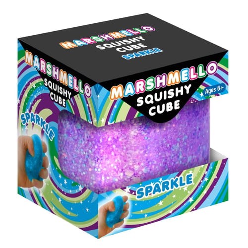 Zorbitz - Marshmello Squishy Sparkle Cube