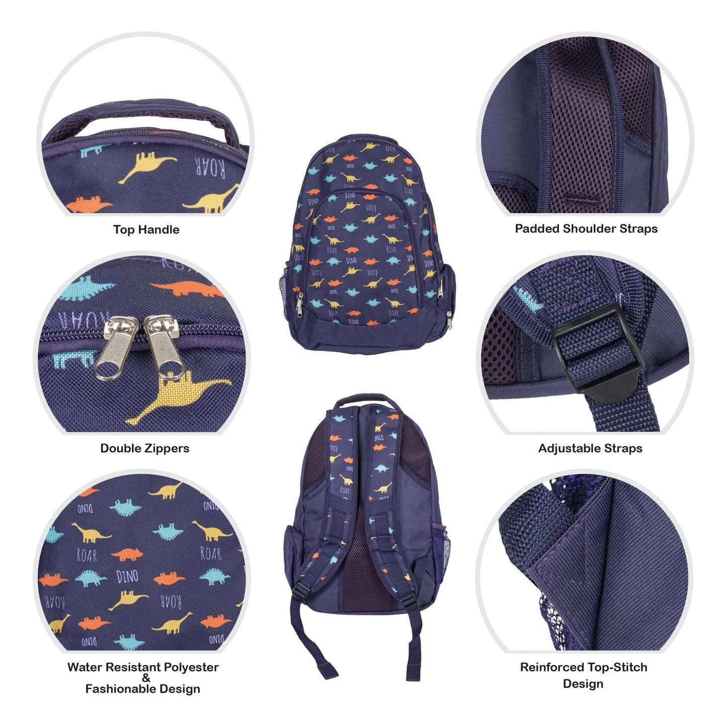 Dino Pattern Backpack & Lunchbag Set - SALE