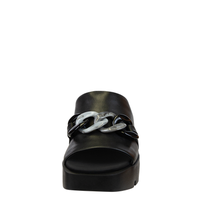 Naked Feet - Iso, Platform Sandal - Black - SALE