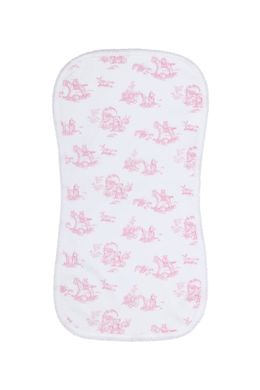 Nellapima - Toile Baby Burp Cloth
