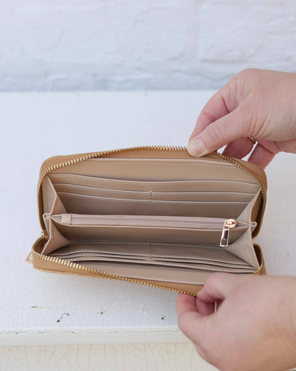 Caroline Hill - Penelope Wallet Woven - Navy