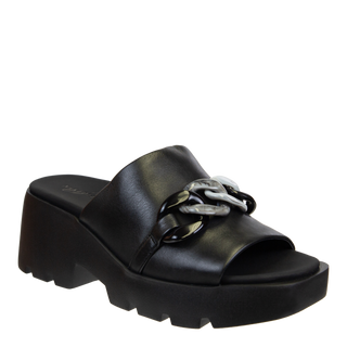 Naked Feet - Iso, Platform Sandal - Black - SALE