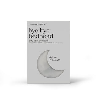 Lemon Lavender - Bye Bye Bedhead - Silky Satin Pillowcase
