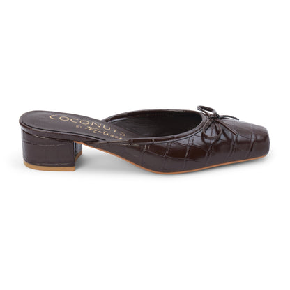 Matisse, Geneva, Croc Print, Square Toe Mule w Bot Detail - SALE
