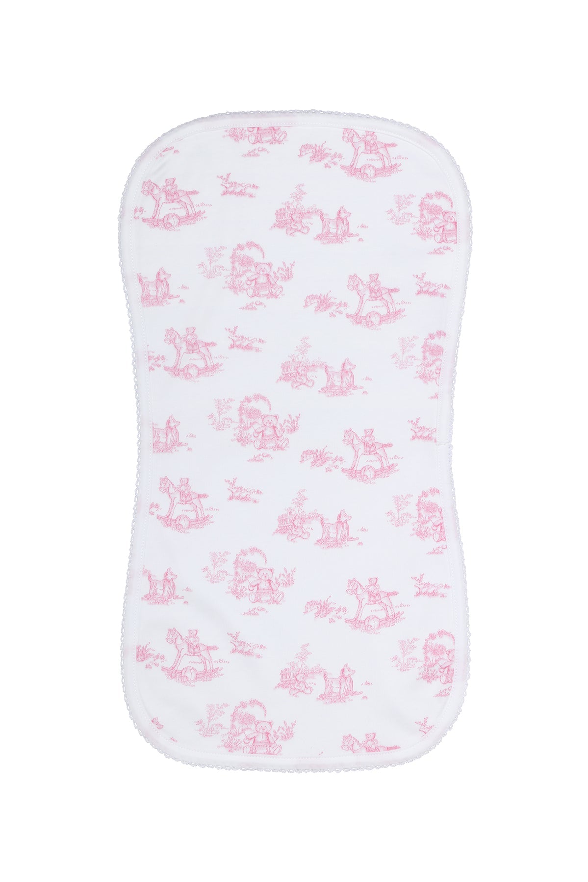 Nellapima - Toile Baby Burp Cloth