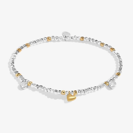 Sparkle Confetti 'Heart Of Gold’ 9743 - Crystal & Gold Bracelet