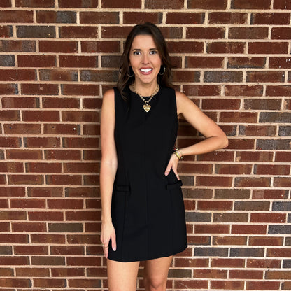 GM - Bow Detail, Midi Dress 6998 - Black