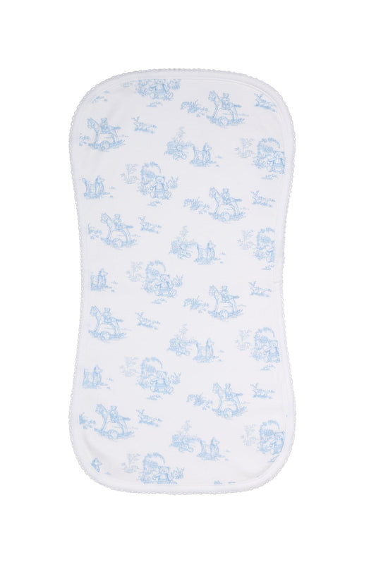 Nellapima - Toile Baby Burp Cloth