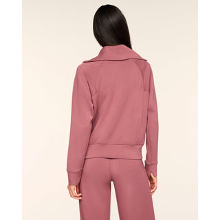 SPANX - AirEssentials® Half Zip  – Rum Raisin
