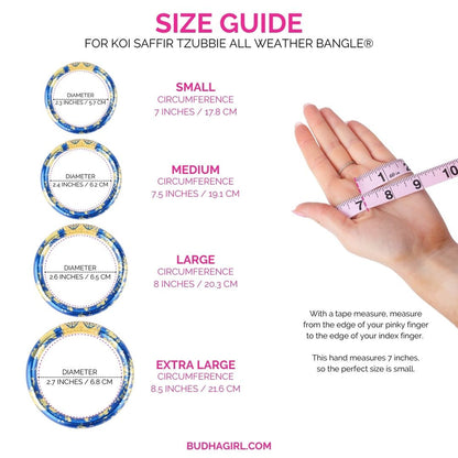 Budha Girl - All Weather Bangle® - Tzubbie - Koi Saffir