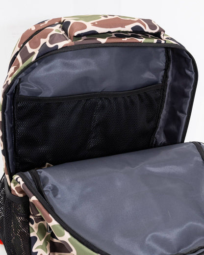 Baseballism - Angler Camo No Fear Cap Clip Backpack