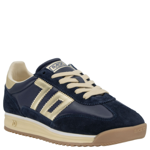 Back 70 - Jogger N Sneakers - Navy / Gold *