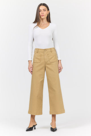 Dear John - Audrey Wide Leg Jeans – Khaki