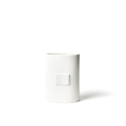 Coton Colors - Mini Oval Vase - White Small Dot