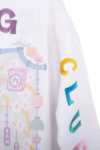 Mahjong Club Mockneck Sweatshirt Women