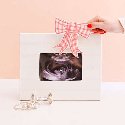 Coton Colors -  Gingham Bow Attachment - Pink
