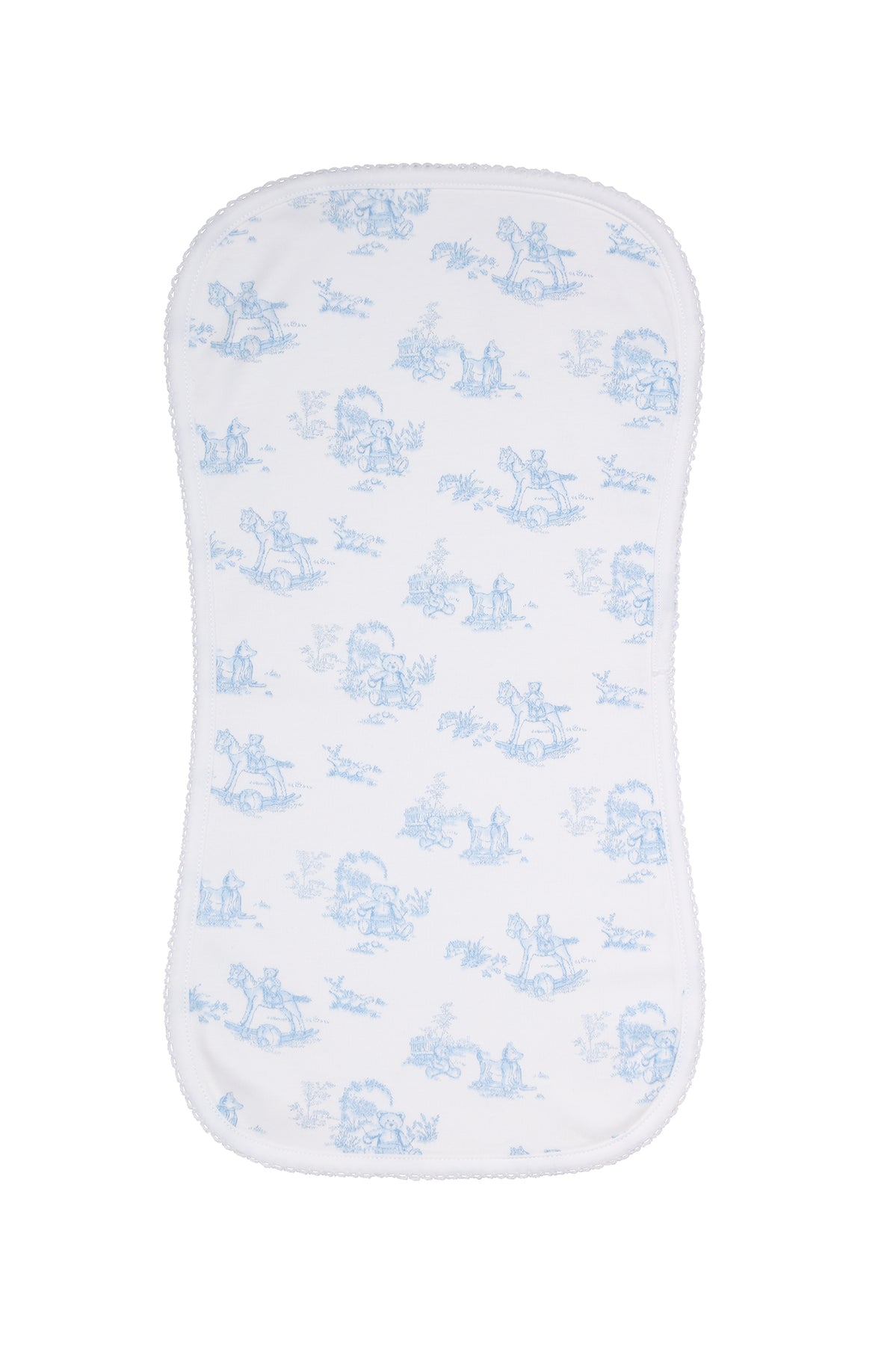 Nellapima - Toile Baby Burp Cloth