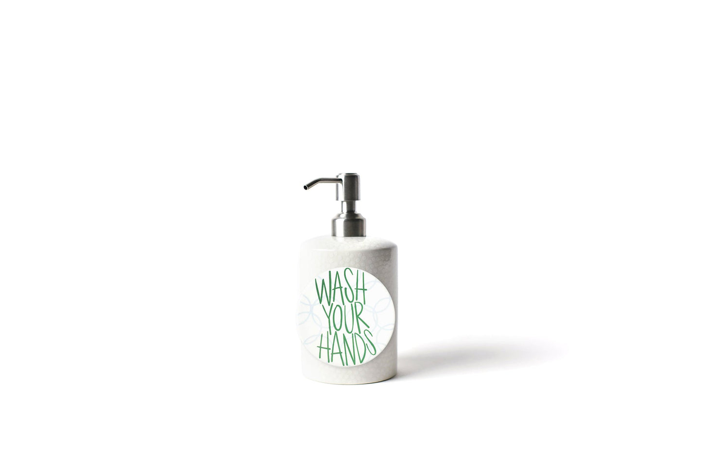 COTON COLORS - White Small Dot, Mini Cylinder Soap Pump *