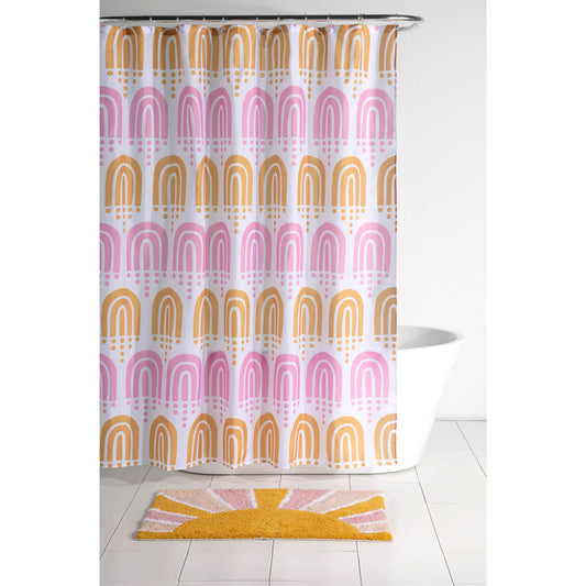Shiraleah - Rainbow Shower Curtain - Multi Color