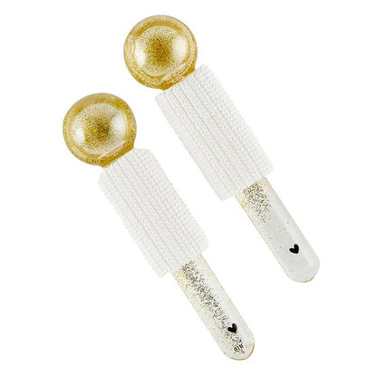 Bella - Gold Glitter Cooling Eye Globes