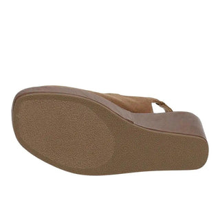 Corkys Footwear - Pity Party, Mary Jane Wedge Clogs - Faux Suede Chestnut