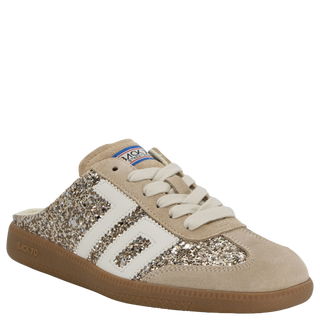 Back 70 - Easter FL Backless Sneaker - Glitter Gold