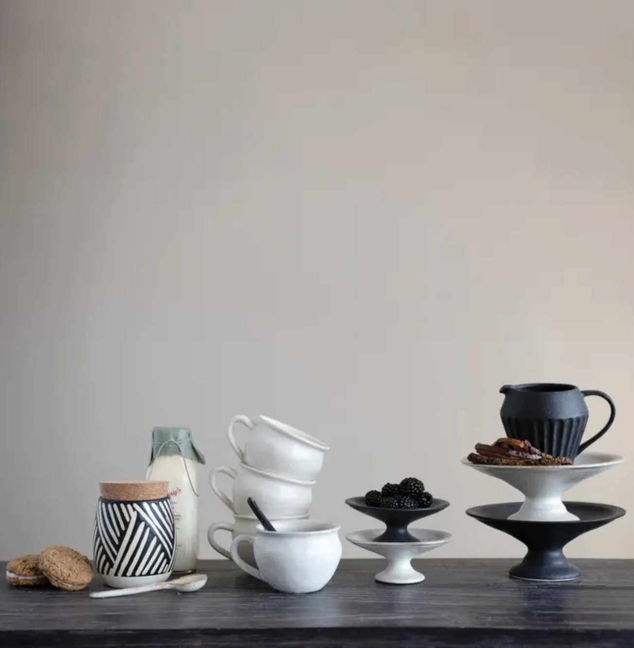 CC - 8 ¼” Round Stoneware Pedestal