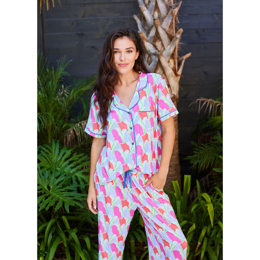 MS - Women's Charlotte Pants Set - Color Me Sweet Coral *