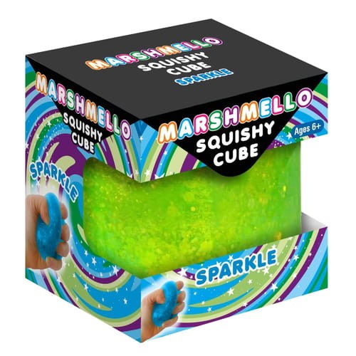 Zorbitz - Marshmello Squishy Sparkle Cube