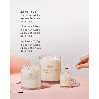 Glasshouse Fragrances - Arabian Nights White Oud Soy Candle