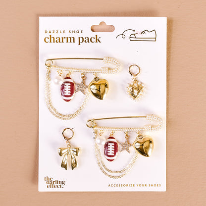 DE - Tailgate Time Dazzle Shoe Charm Pack