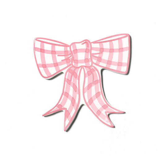 Coton Colors -  Gingham Bow Attachment - Pink
