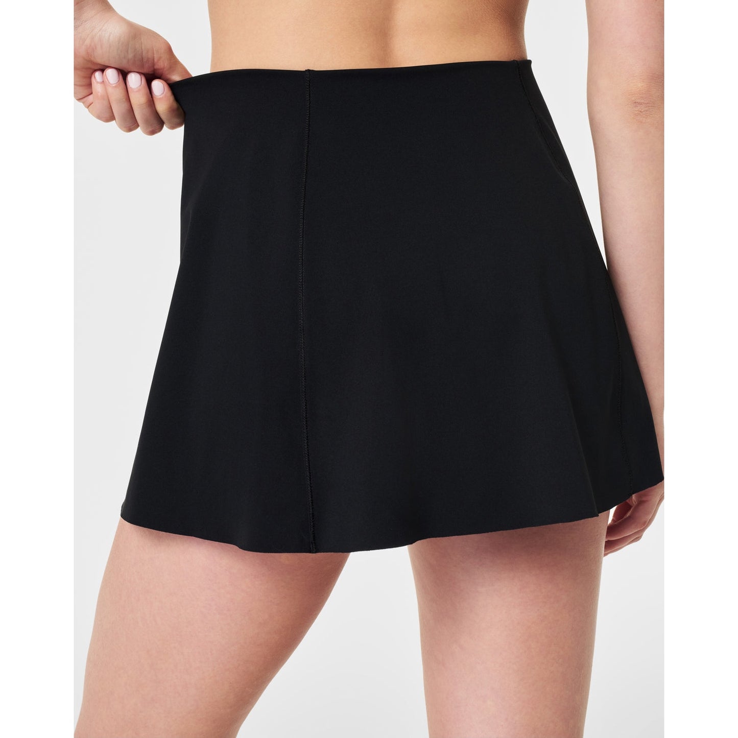 SPANX shape BodyLine Skort with Mid-Tummy Compression – Very Black