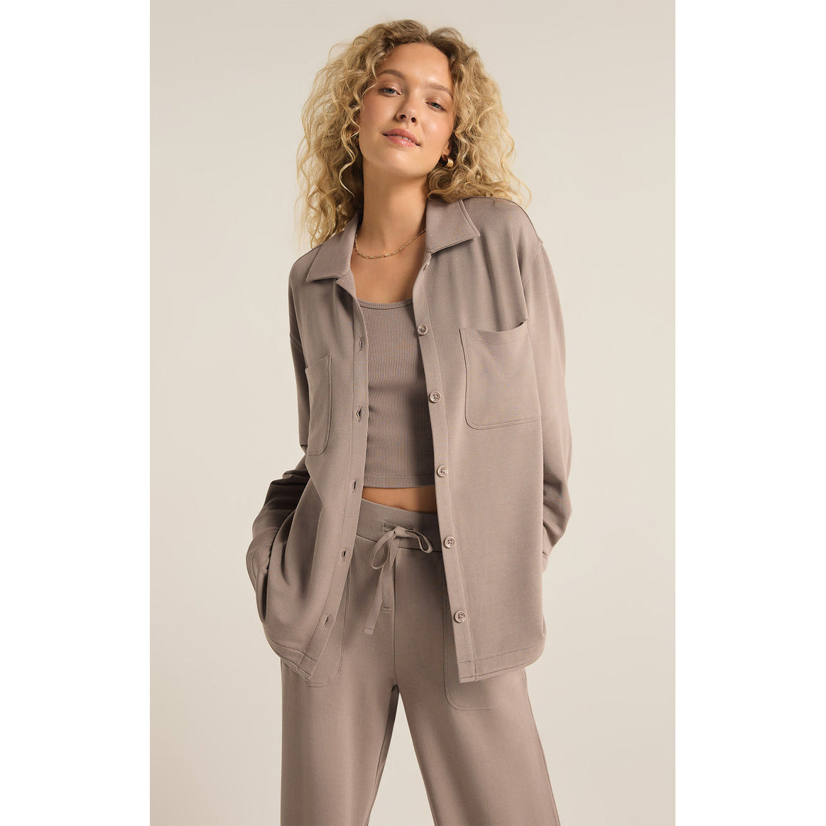Z-Supply - Layover Top 3954 - Slate Grey - SALE