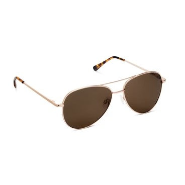 Peepers Ultraviolet Polarized Aviator Sunglasses – Gold