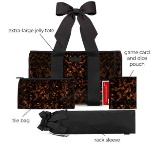 Case-Mate - Mahjong Jelly Tote Set - Tortoiseshell Bow