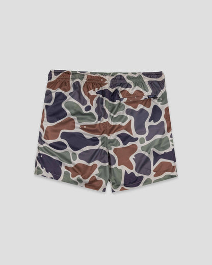Baseballism - Fishing Club Angler Camo Diamond Air Mesh Shorts - Youth - SALE